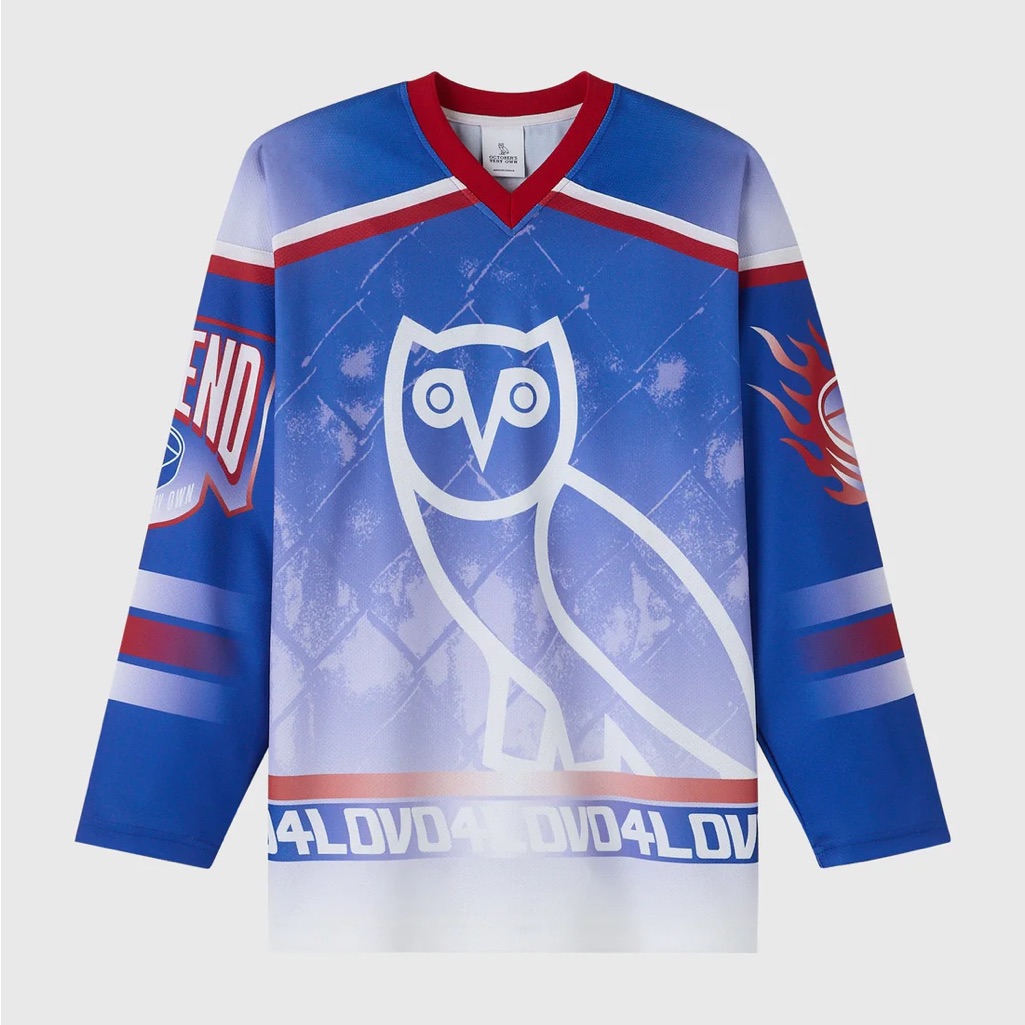 Ovo4l East End Hockey Jersey  Blue